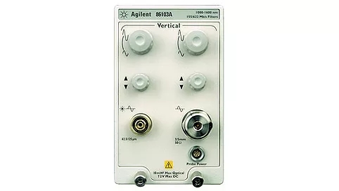 安捷伦 Agilent  /  示波器  /  采样示波器模块  /  租售 维修安捷伦 是德86103A 2.8GHz光模块/20GHz电模块